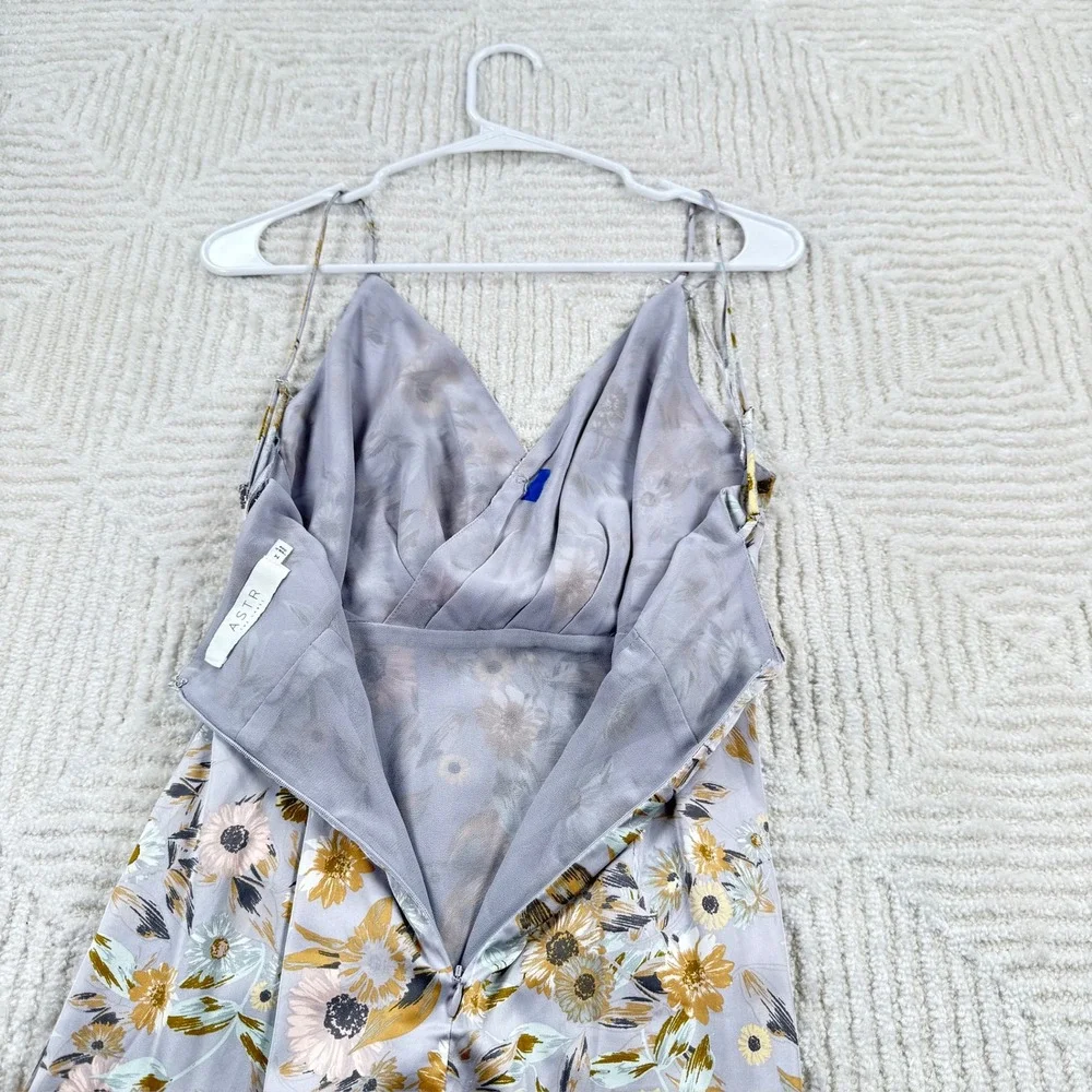 ASTR THE LABEL Floral Print Midi Dress Women's Medium Fairy Festival Boho Brunch - Picture 3 of 15